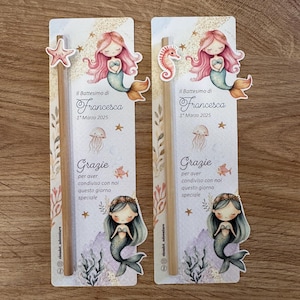 Marcador de ceremonia, Lápiz, ideas para marcadores de posición, marcapáginas, marcadores de posición para bautizo, Comunión, boda, cumpleaños
