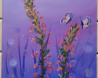 Flowers and butterflies