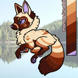 Siam Cat Brown Fade Adopt Character Design Adoptable Furry Artwork Reference Sheet Sona Fursona Fursuit Friendly OC Ref Sheet Canino