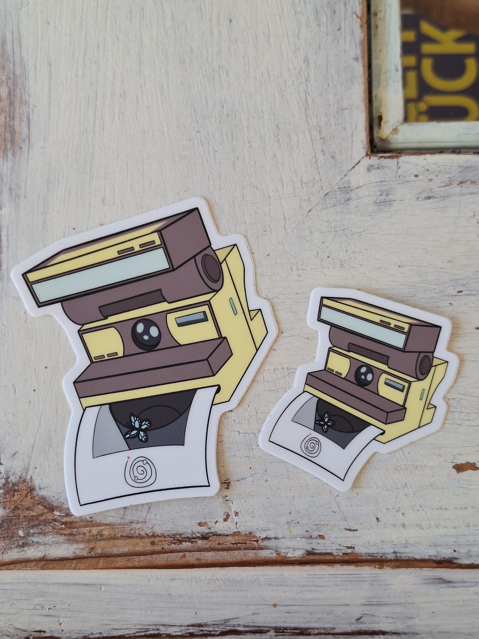 Life is Strange Camera Inspired Sticker Max Blue Butterfly Photograph