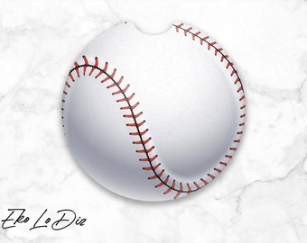 Car coasters PNG, Baseball ball designs car coaster png, gifts for him or gifts for her, Car cup coasters, Sublimation png, Digital download
