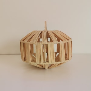 Small raffia ball suspension