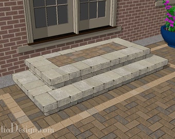 DIY 84&quot; Wide Patio Two Step Design