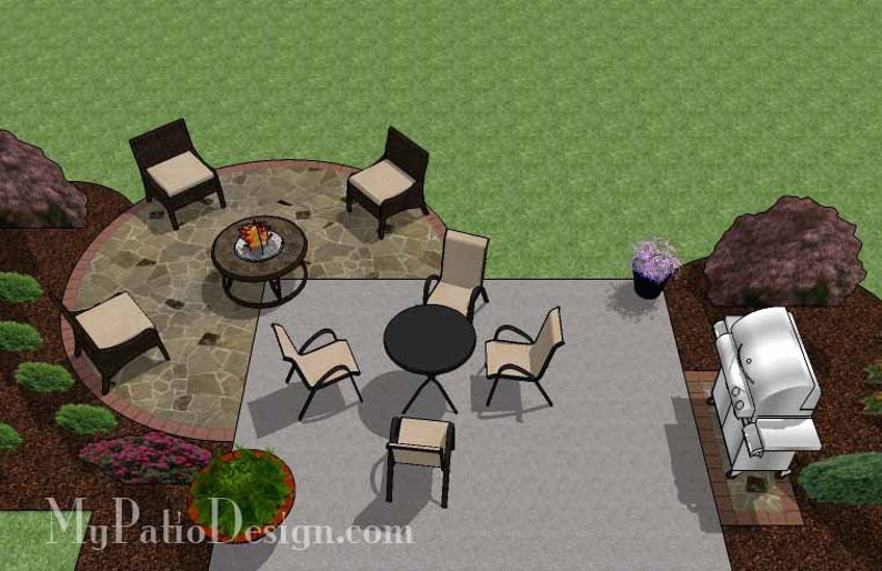 DIY Patio Plan Addition 155 Sq. Ft. Etsy