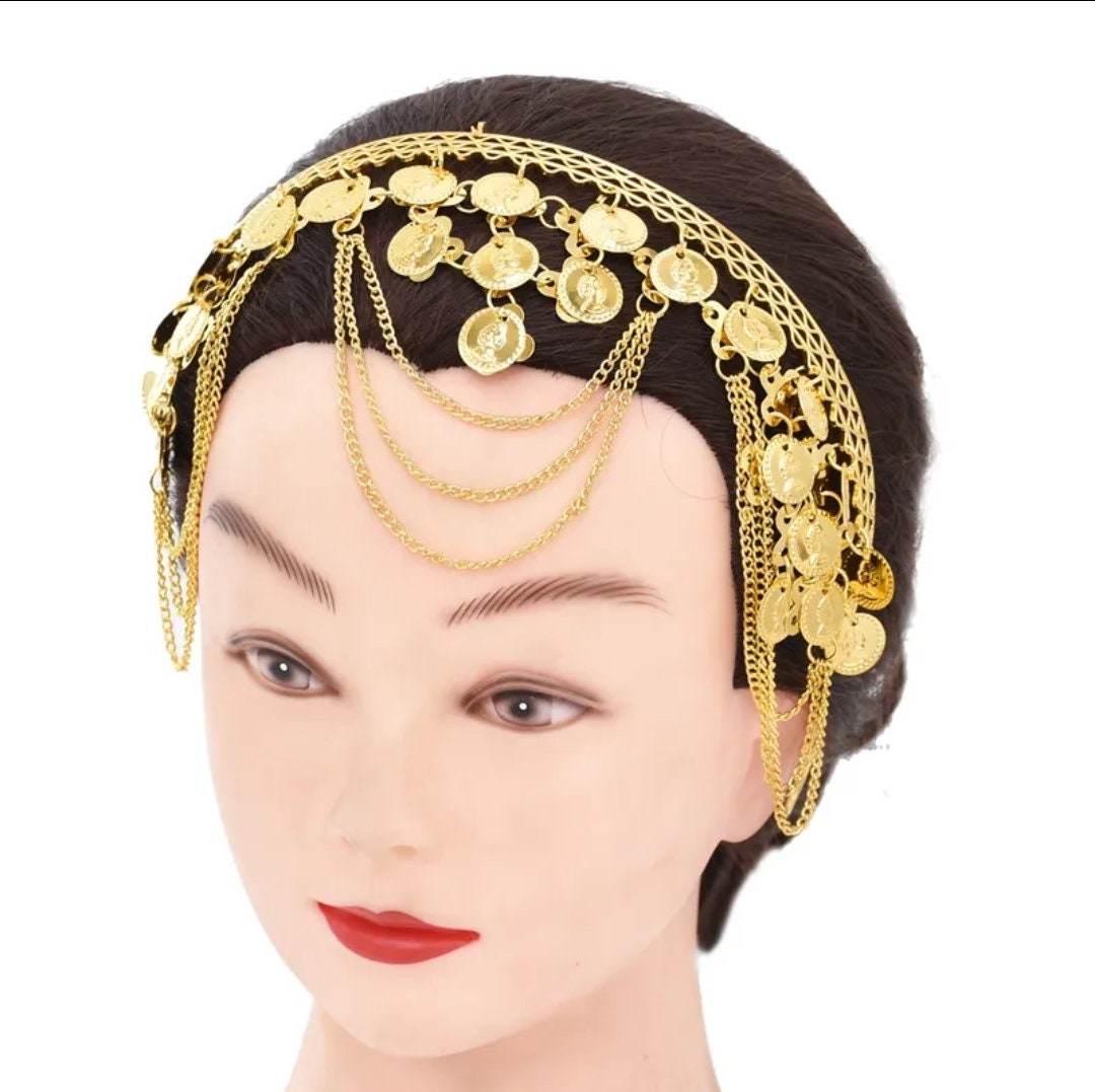 arabian gold headpiece