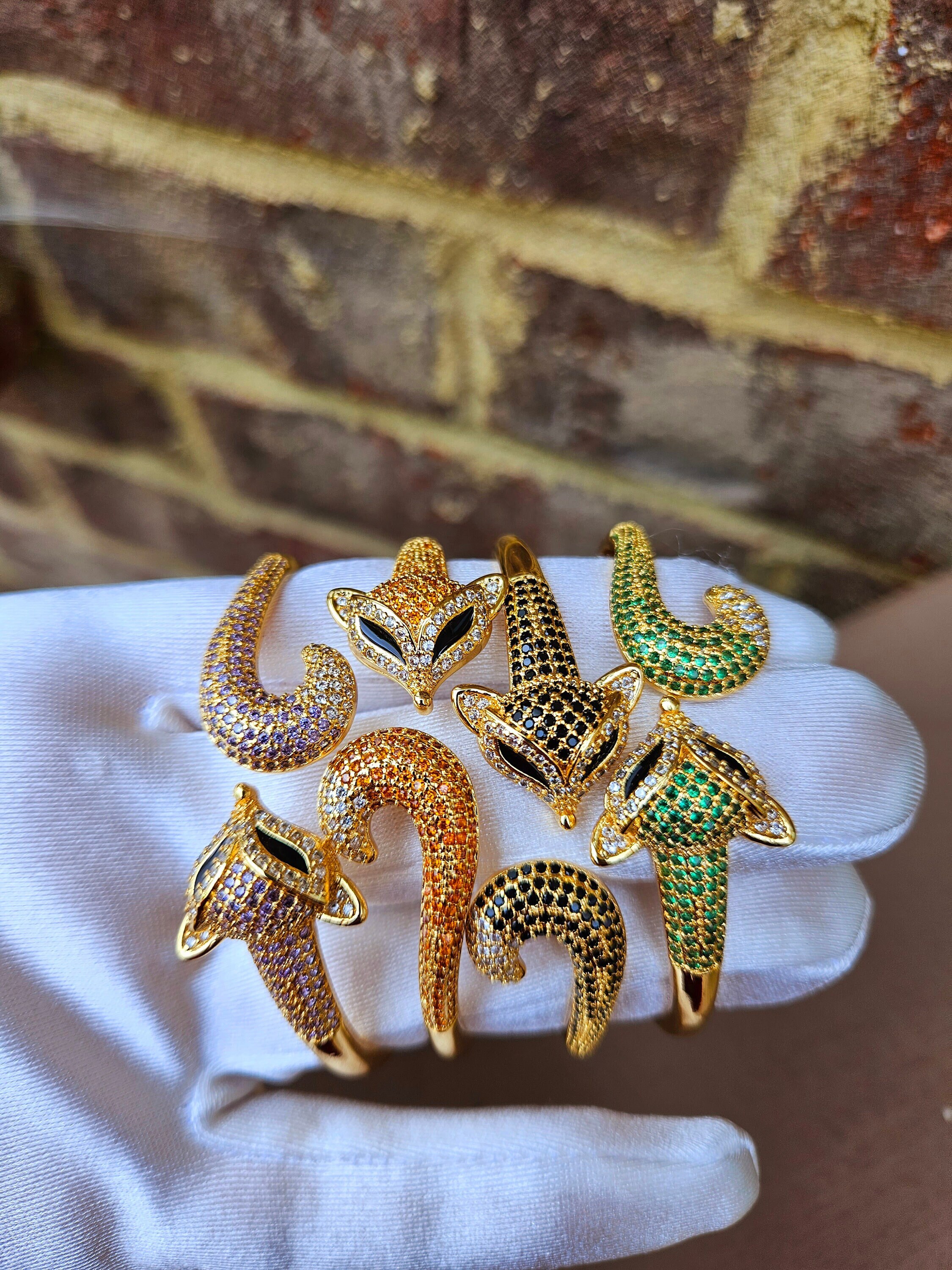 18K Rose Gold Filled Made With Swarovski Crystal Opal Lovely Animals Bug  Ring | eBay