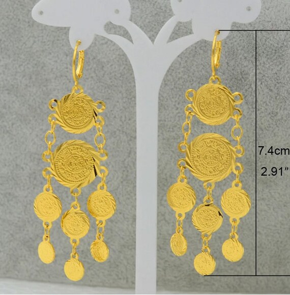 21k gold EARRING (EARRING-116) – Alquds Jewelry