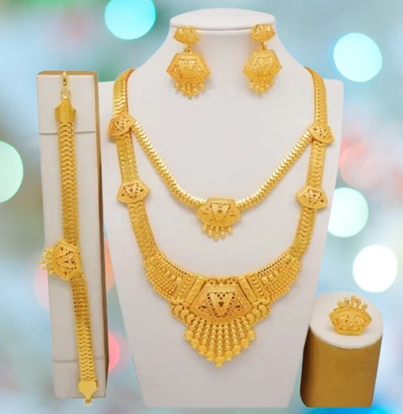 African gold plated jewelry sets deals