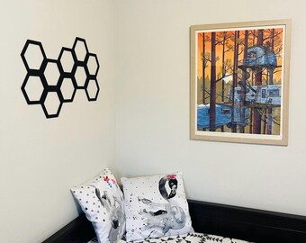 Hexagon Geometrische Wanddekoration [10 Count]