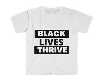Afro-Amerikaanse Tshirts voor mannen, Black Lives Shirt korte mouw, Empowering Shirts, Motivational Shirt Unisex