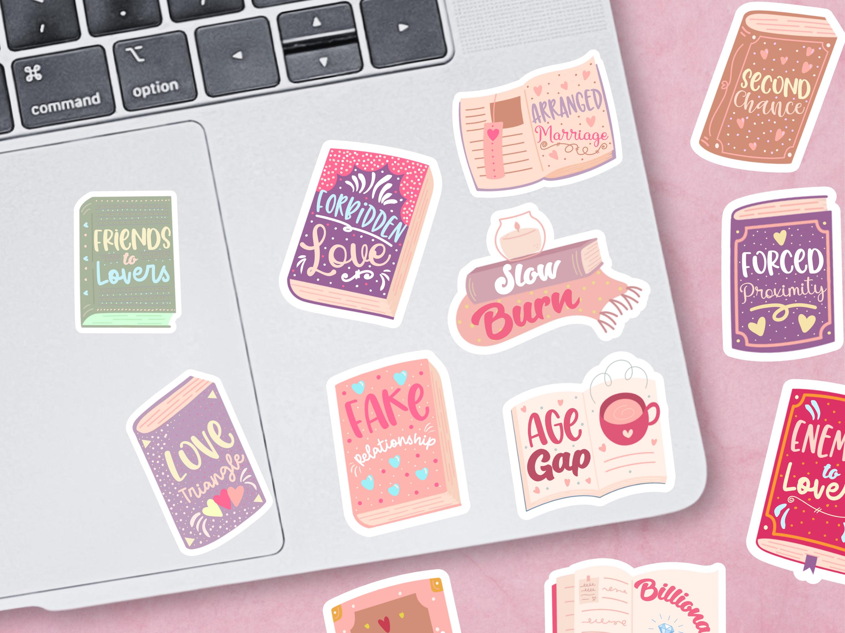 Stickers Romeotics Romance Trope Sticker Pack: Handmade Glossy Vinyl Stickers - Etsy