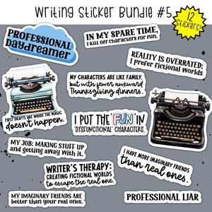 Lettering Sticker Bundle #5, Aufkleber für Schreibende, Laptop Aufkleber
