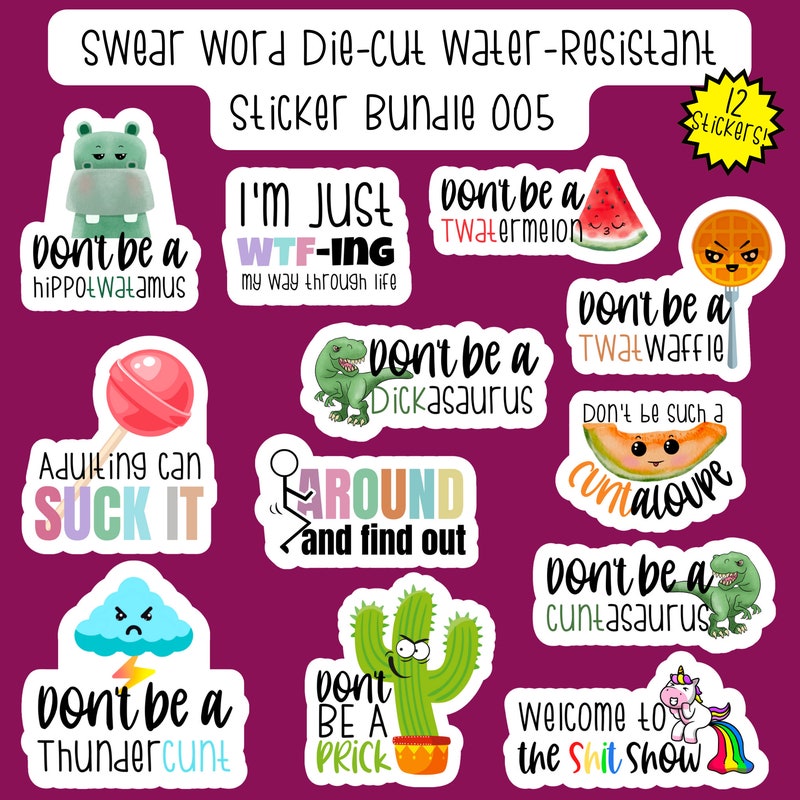 Funny Swear Word Car - Etsy