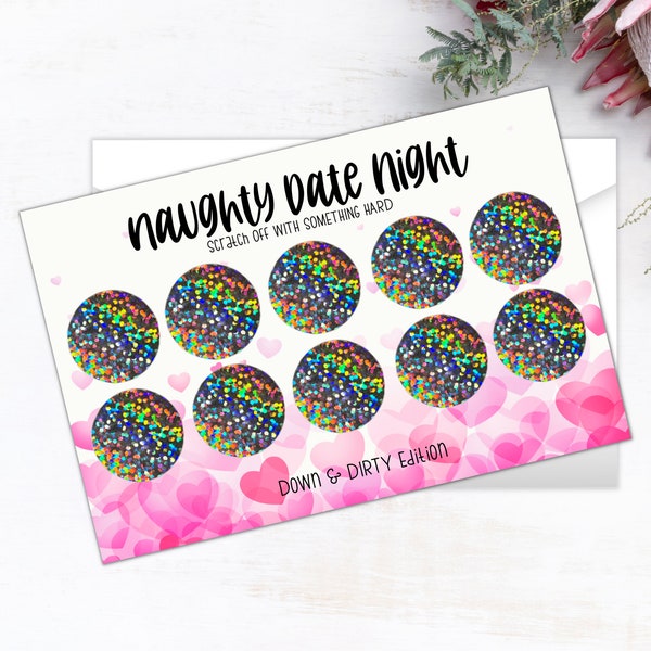 Naughty Date Card - Etsy