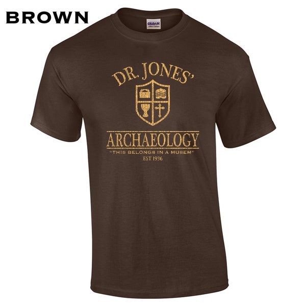 Dr. Jones Archaeology 80s movie halloween costume college party funny action adventure vintage new - Clothing - Apparel - Mens T-Shirt