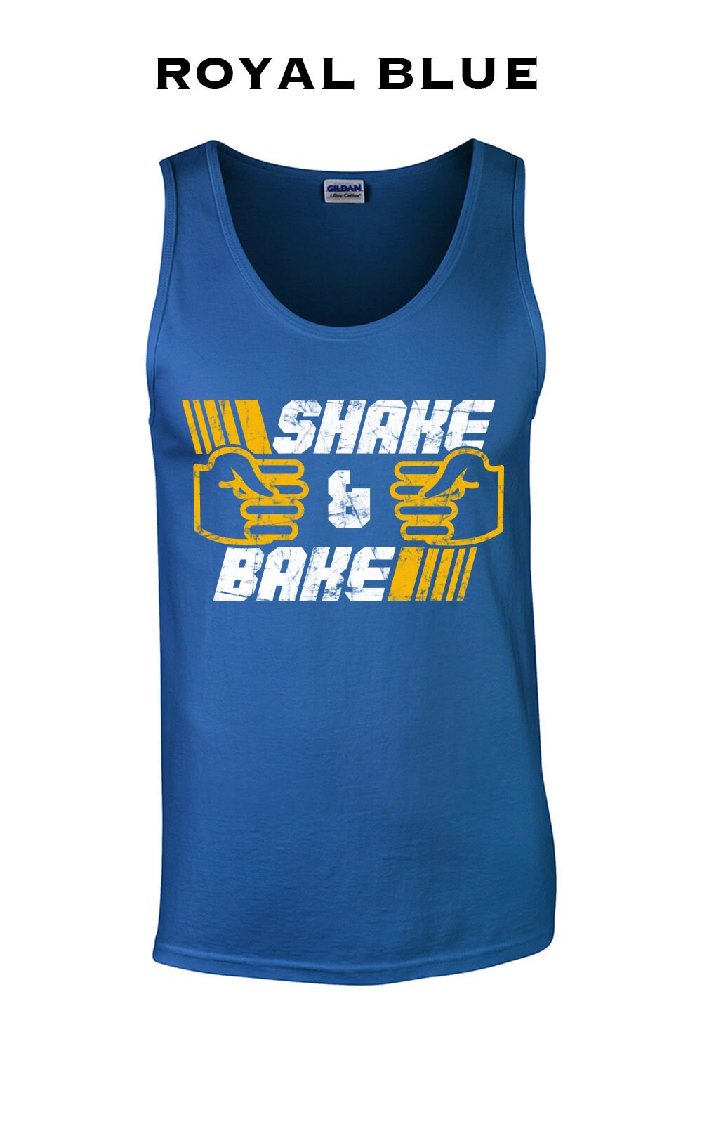 Shake and Bake Funny First You're Last Funny Movie Race Car Racing Go Fast  Ricky Bobby College Party New Clothing Apparel Tank Top 
