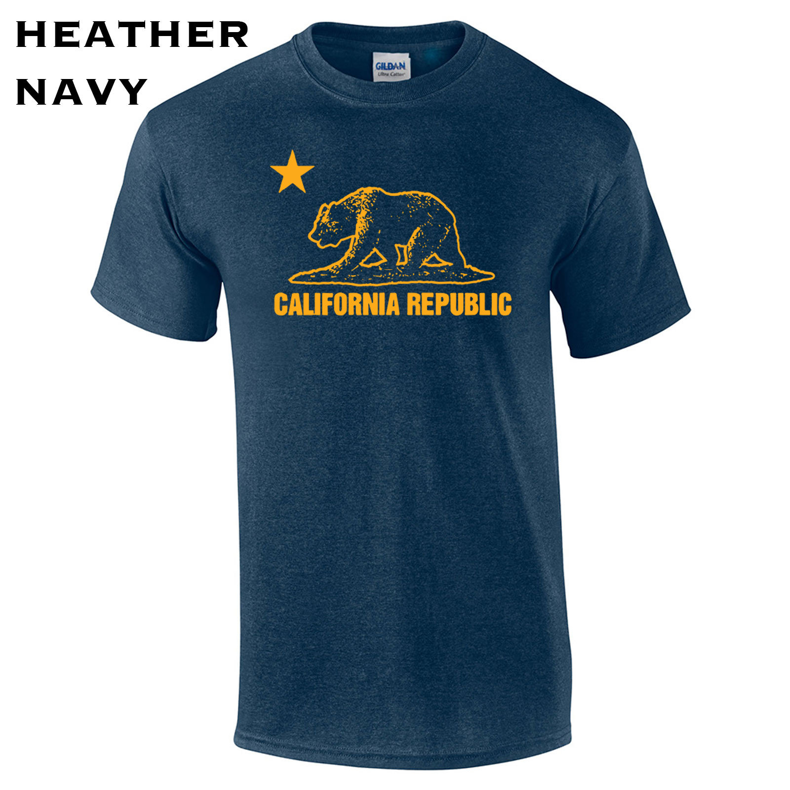 【CPGN STUDIO】California Bear Short Sleeve Men-s-T-Shirt-Short-Sleeve-