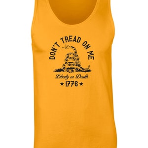Don't Tread on Me Unabhängigkeit Freiheit 1776 amerika Freiheit konservative Flagge Schlange vintage retro - Kleidung - Kleidung - Tank Top