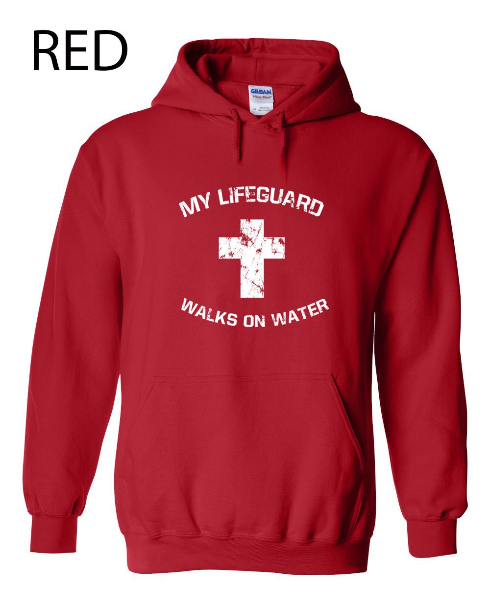My lifeguard walks sales on water hoodie