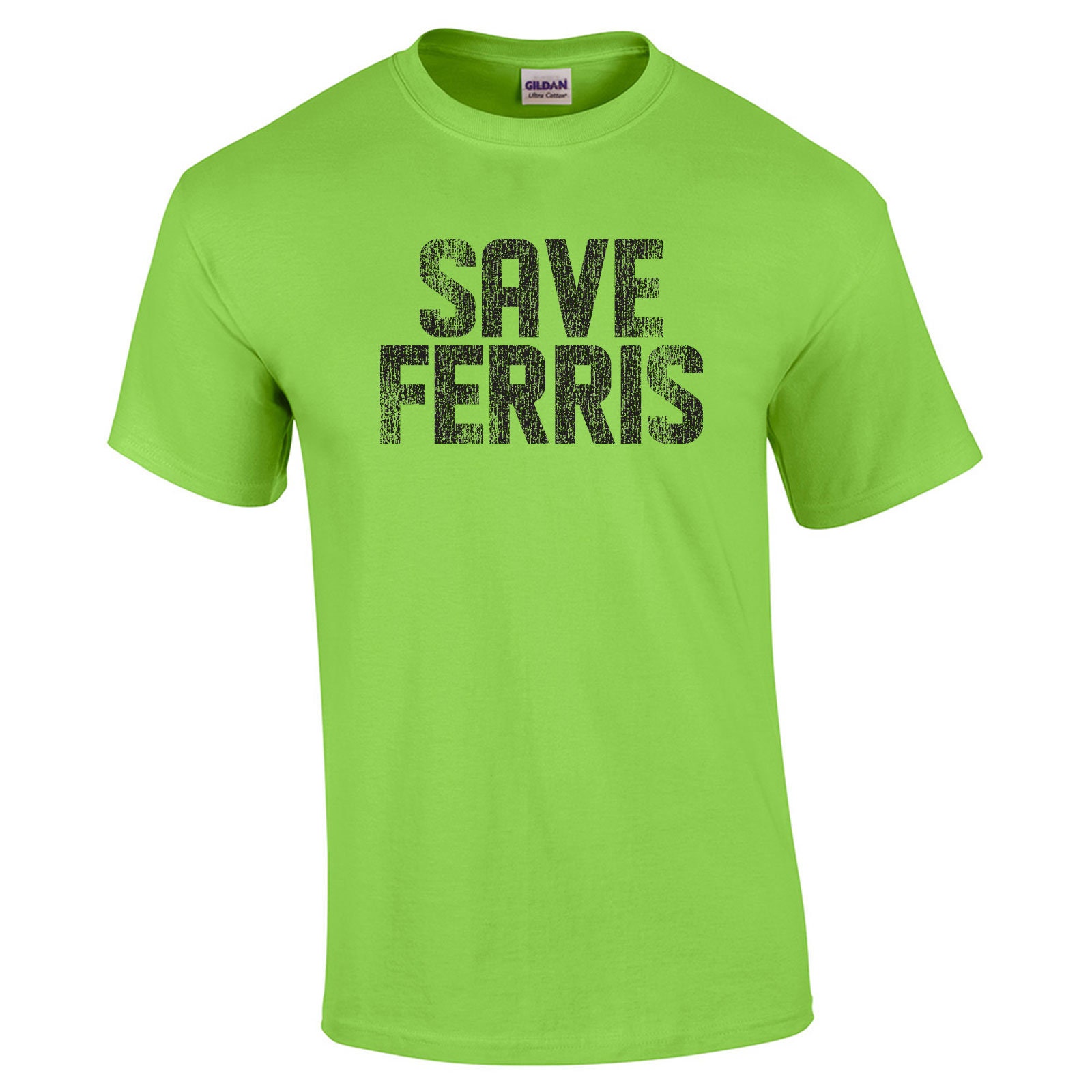 Discover Save Ferris 80s movie funny day off school college party vintage retro Chicago halloween costume - Clothing - Apparel - Mens T-Shirt