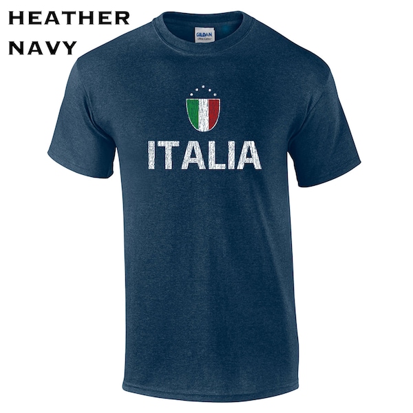 Italia Flag Italian Italy Country Pride florence rome milan pisa tuscany roma college party vintage - Clothing - Apparel - Mens T-Shirt