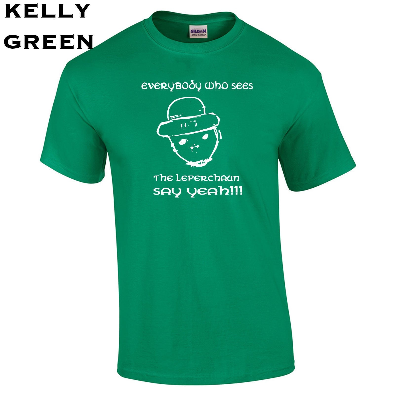 amateur sketch of leprechaun tshirt