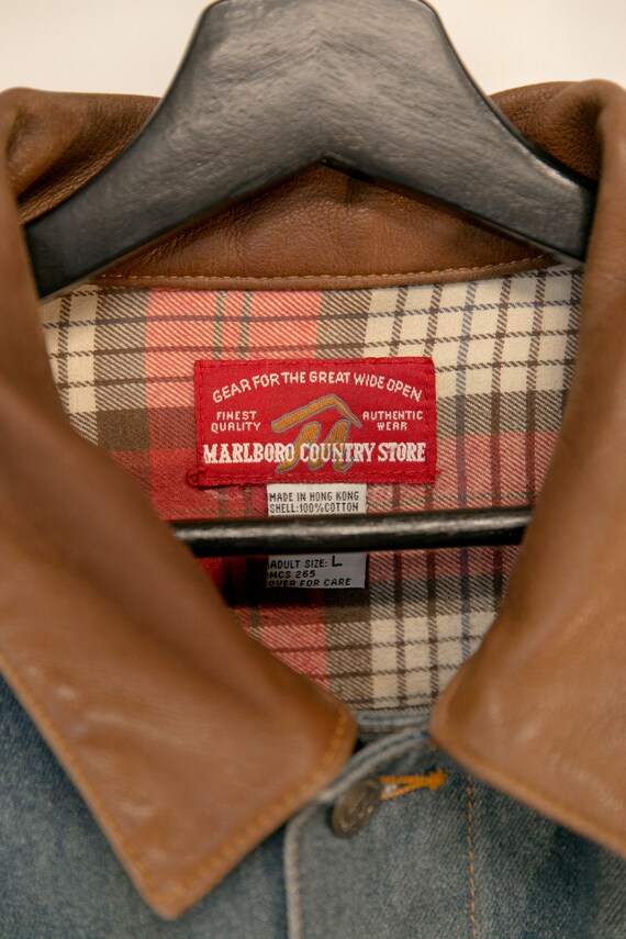 Marlboro Country Store Denim Jacket L - image 4