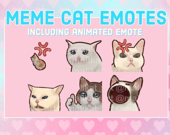 Paquete de emoticonos de gato meme (incluido el emoticono animado)