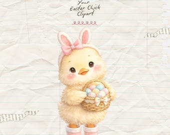 Aquarel paaskuiken PNG, lente babykuiken clipart, sublimatie ontwerp, digitale download