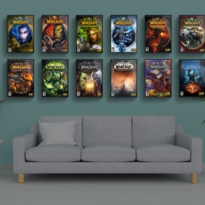 WoW Wall Box Art // 12 Covers (ohne Rahmen)