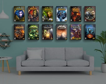 World of Warcraft Box Art Posters A4 (297x210mm)- Blizzard, WOW