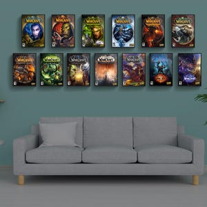 WoW Wall Box Art // with Midnight (ohne Rahmen)  // A4 Covers