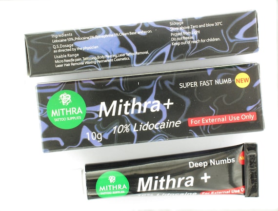 2 Tubes of Mithra Topical Anesthetic Numbing Cream 10g - Etsy Australia