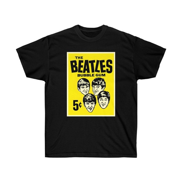 Beatles Shirt, Beatles TShirt, Beatles Tee, Beatles Merchandise, Beatles Apparel, Beatles Bubblegum Card Wrapper Shirt, Graphic TShirt