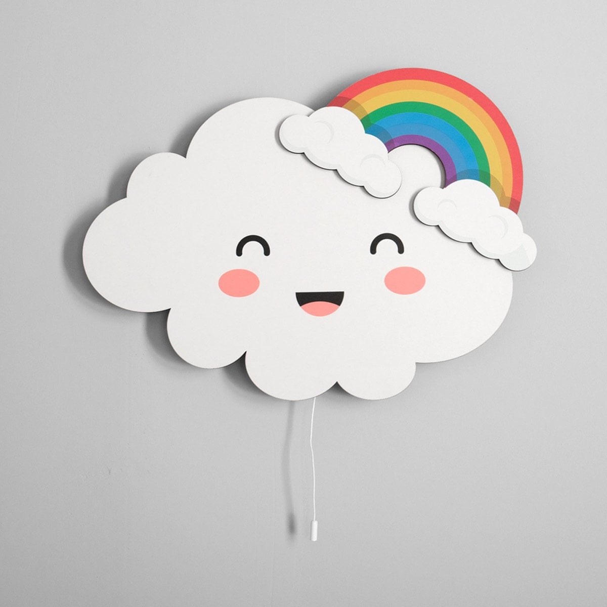 Smiley cloud Night Light | | Wooden w...