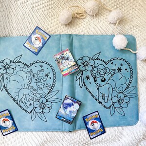 Custom TCG Trading Card Binder | Side Loading Pokemon Card Album ...
