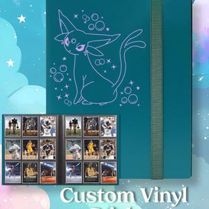 Vinyl sticker for TCG Card Collecting Binder | TCG Sticker | TCG | Binder Accessories