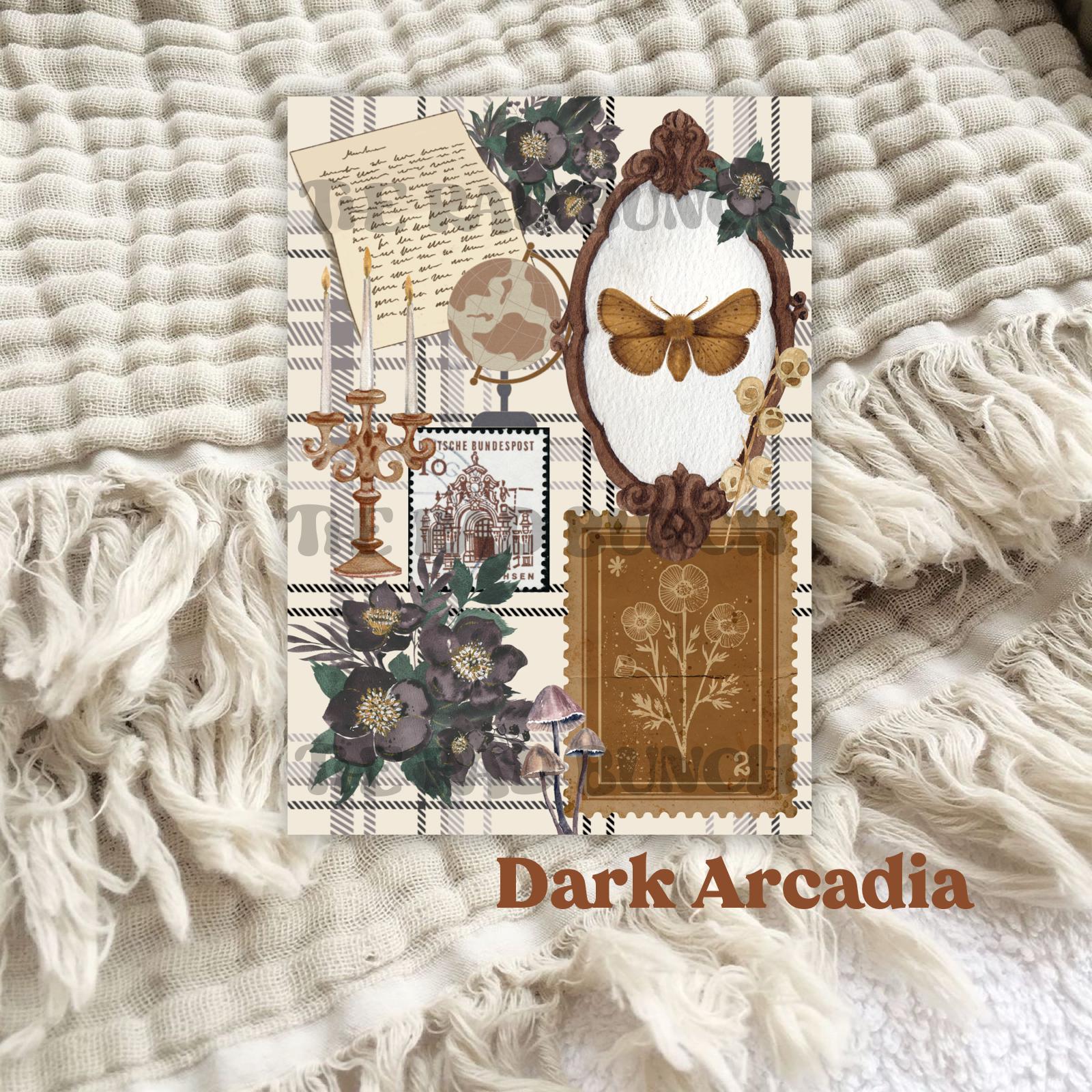 Dark Arcadia Kindle Insert EReader Case Insert Kinder Reader Gift for Kindle Reader Paper Insert Book Lover Academia Gothic