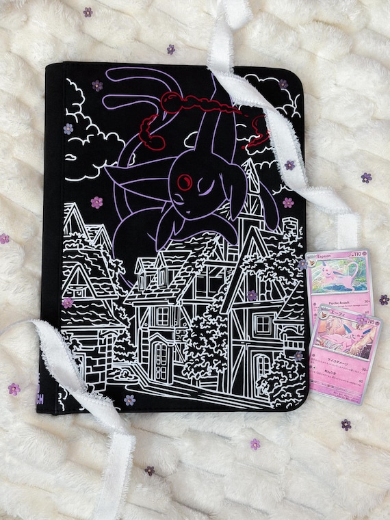 Custom TCG Trading Card Binder | Side Loading Pokemon Card Album |  Collector Binder for Sleeved Cards | Hand Drawn Vinyl or Full Color DTF -  Etsy Israel