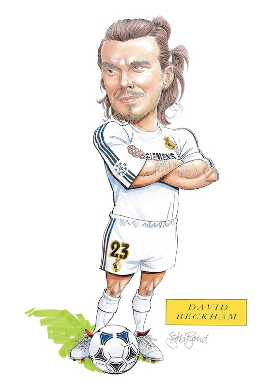 David Beckham: 2003 Hairstyle - Etsy David Beckham: 2003 Hairstyle - Etsy