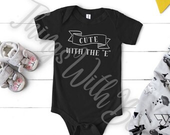 Z „E” Emo Baby SVG PNG, Emo Millennial Design (pobieranie cyfrowe)