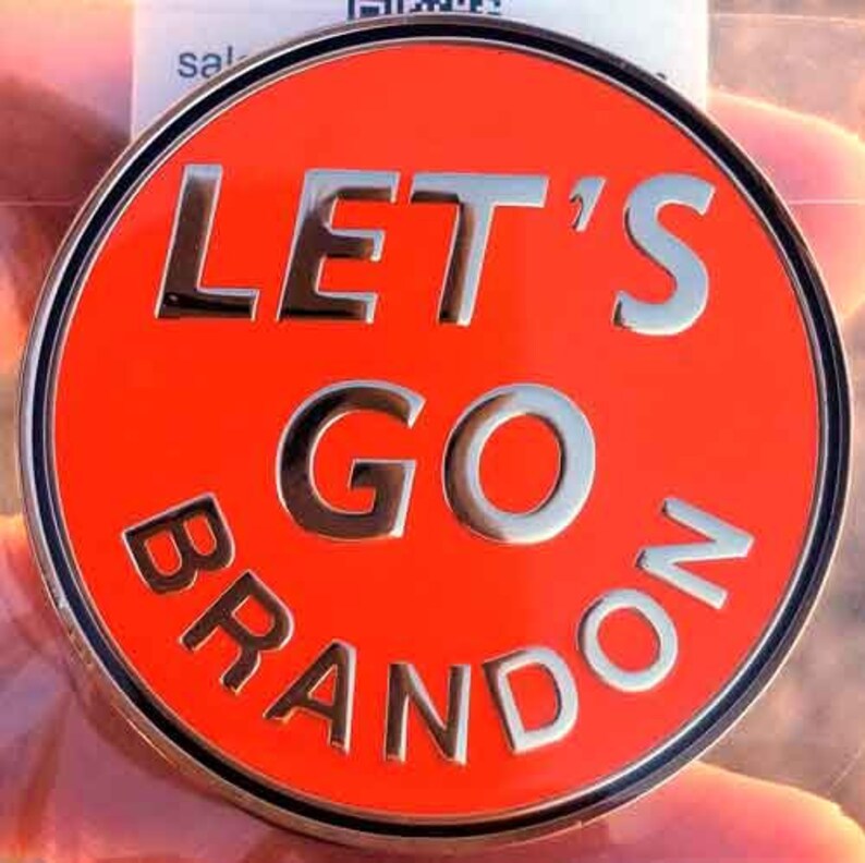 Fuck Joe Biden Lets Go Brandon commemorative challenge coin image 2