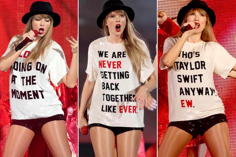 Taylor Swift Eras Tour Tee We Are Never Getting Back - Etsy
