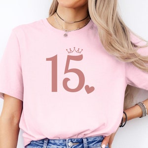 15th Birthday Shirt, 15th Birthday Gift, 15th Birthday Gift For Girl, 15th Birthday, 15th Birthday girl, Birthday Girl Shirt, Quinces