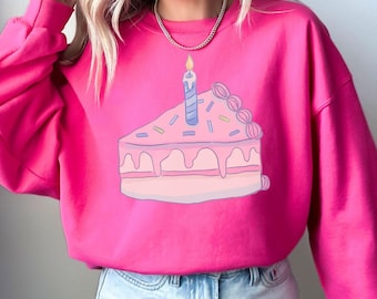 Birthday Cake Sweatshirt, Birthday girl Shirt, Its my birthday sweatshirt, Teen birthday