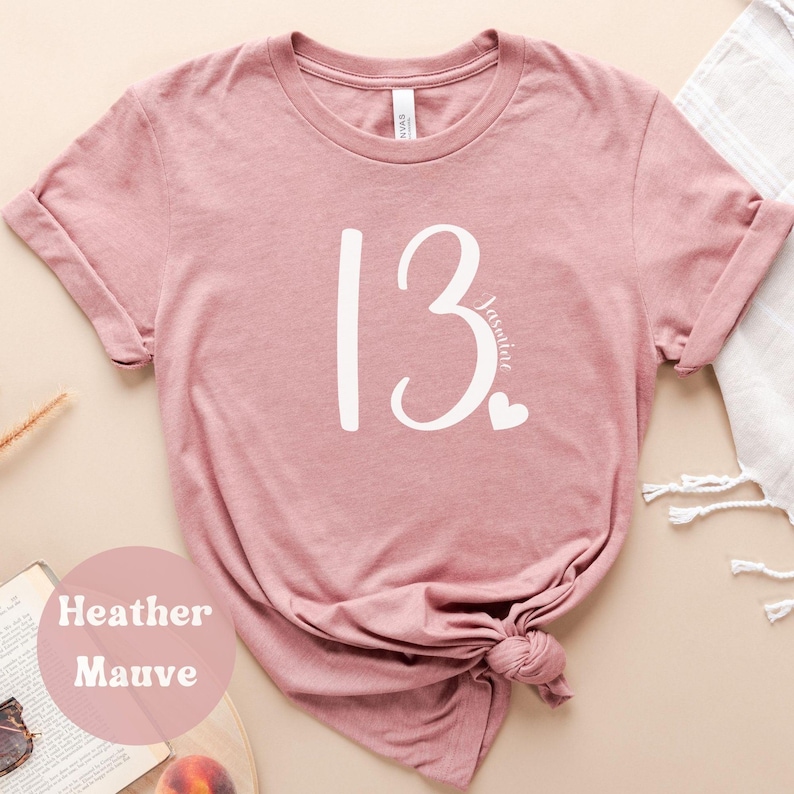 13th Birthday Shirt, 13th Birthday, 13th Birthday Gift, 13th Birthday Gift For Girl, 13th Birthday Shirt, Birthday Girl Shirt. teen bday bild 1