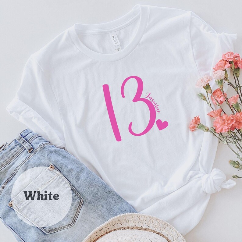 13th Birthday Shirt, 13th Birthday, 13th Birthday Gift, 13th Birthday Gift For Girl, 13th Birthday Shirt, Birthday Girl Shirt. teen bday bild 4