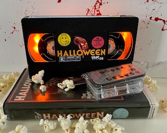 Customize - Horror movie vhs light with matching case. You can pick the movie! A killer gift!