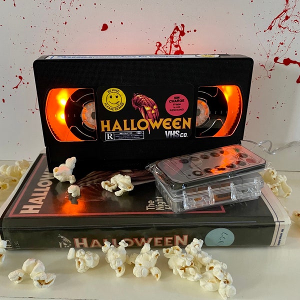 Customize - Horror movie vhs light with matching case. You can pick the movie! A killer gift!