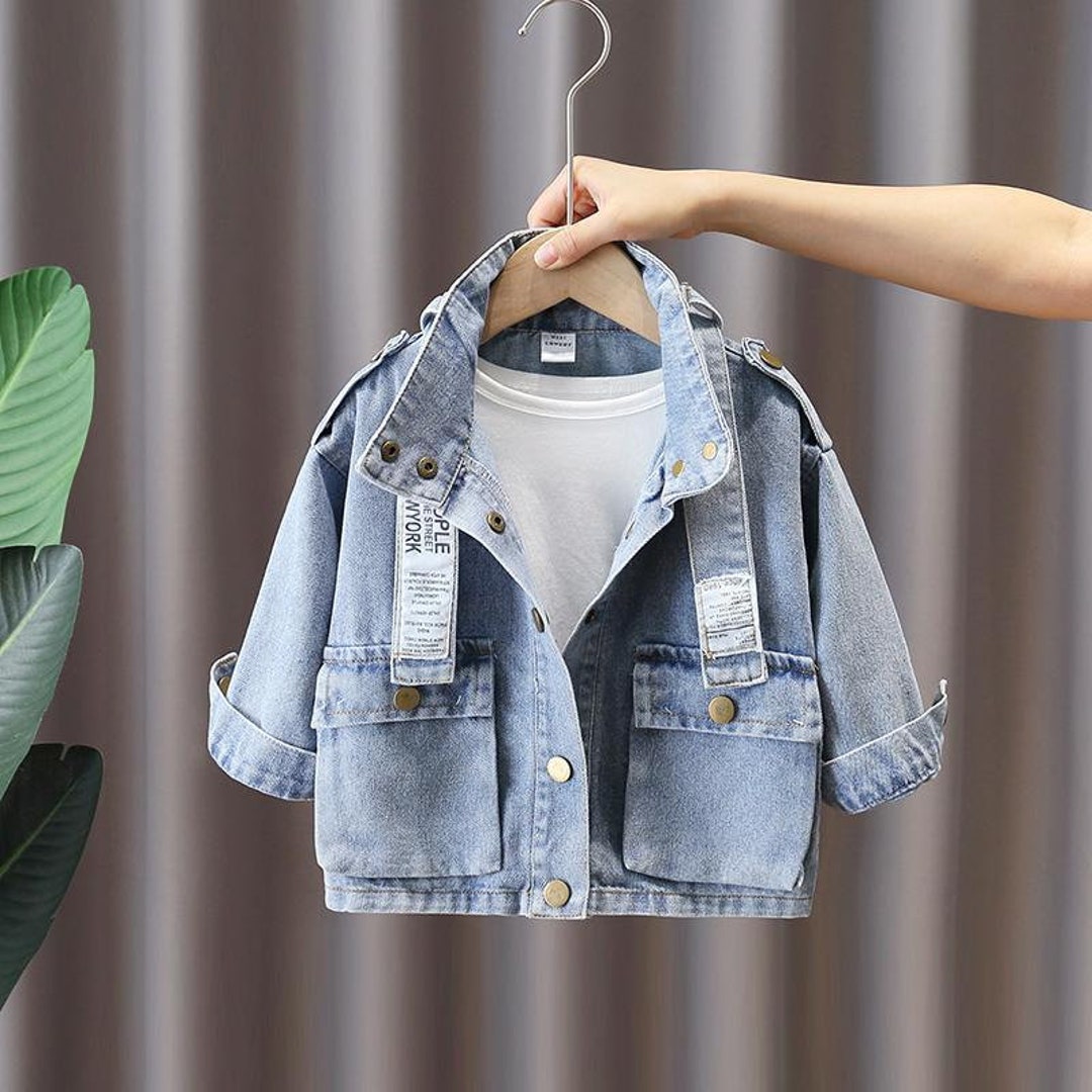 Children's Denim Jacket for Men Etsy